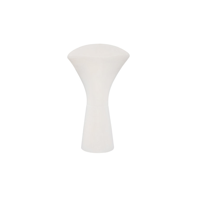Cycladic Head, Sculpture, Triangle, White Stone
