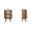Janay 36cm W Solid Wood Bedside Table