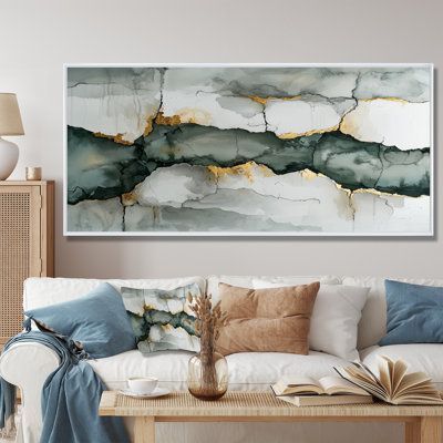 Blanc et gris «Silence of Perception II» - Art mural abstrait minimaliste