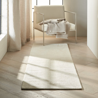 Tapis ivoire noué à la main Calvin Klein Ravine