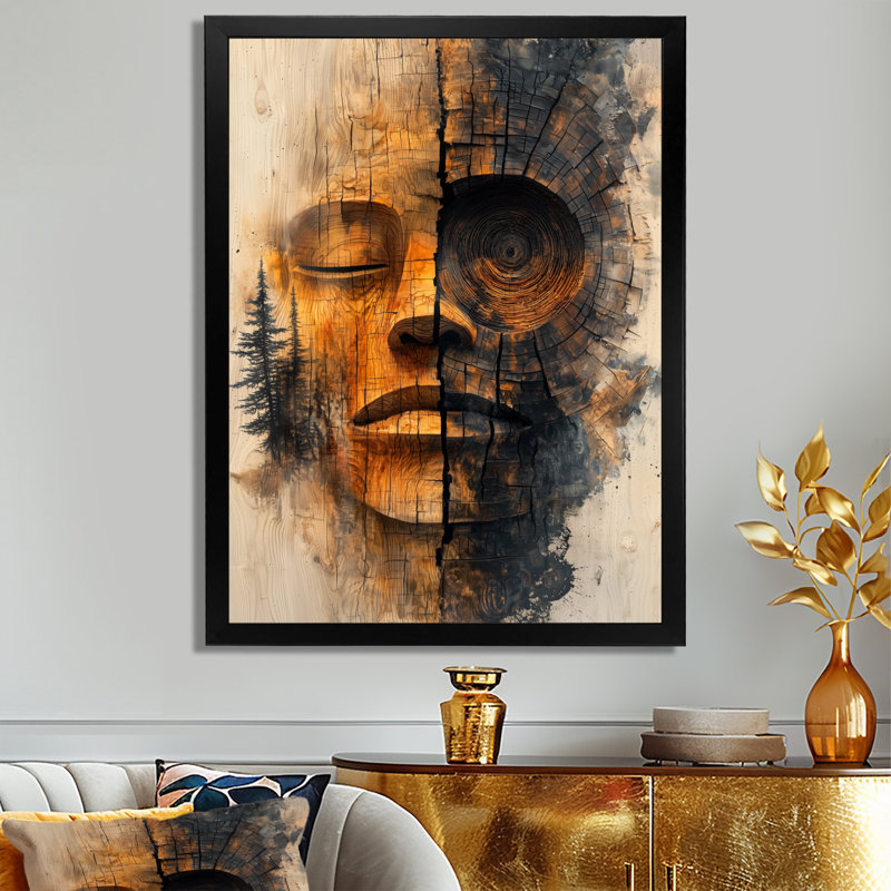 Keliah - People Wall Art, Noir, H 20 po x l 12 po, Reproduction encadrée d'une seule photo