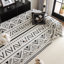 Housse pour canapé en chenille à motif géométrique épais et irrégulier Classic Bohemian-1410739483-1410739480