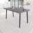 55.12-70.87"Expandable Modern Kitchen Dining Table, Rectangular MDF Dining Table For 4-6 People, Medieval Industrial Style, With Metal Legs, Suitable For Home&Kitchen ()