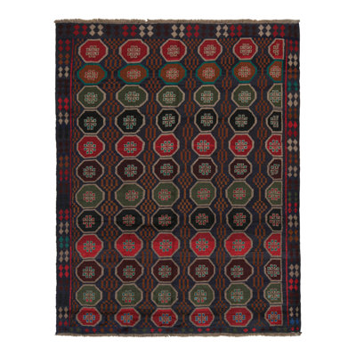 One-of-a-Kind Rectangle 6’ X 8’ Hand Knotted Area Rug