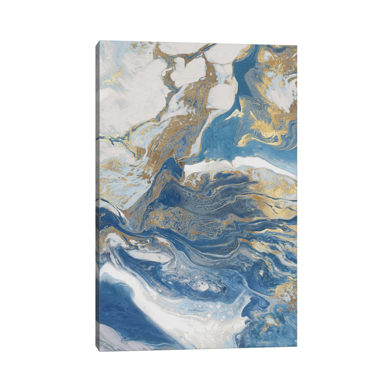 Fluid Memories II by Eva Watts - Painting on Canvas, 66.04cm H x 45.72cm W x 3.81cm D, Wrapped Canvas