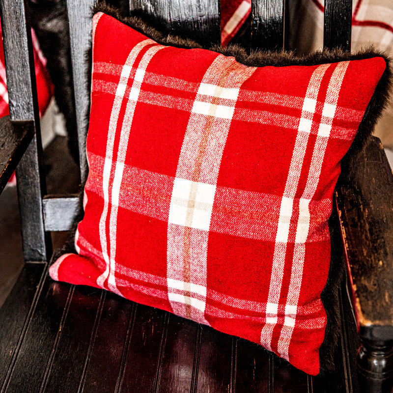  Housse et insert de coussin carré en fausse fourrure