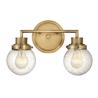 Poppy Bath 2-Light Dimmable Vanity Light
