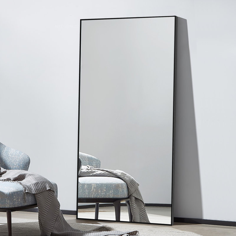 Miroir de salle de bain mural Talma, H 71 po x l 32 po, Noir