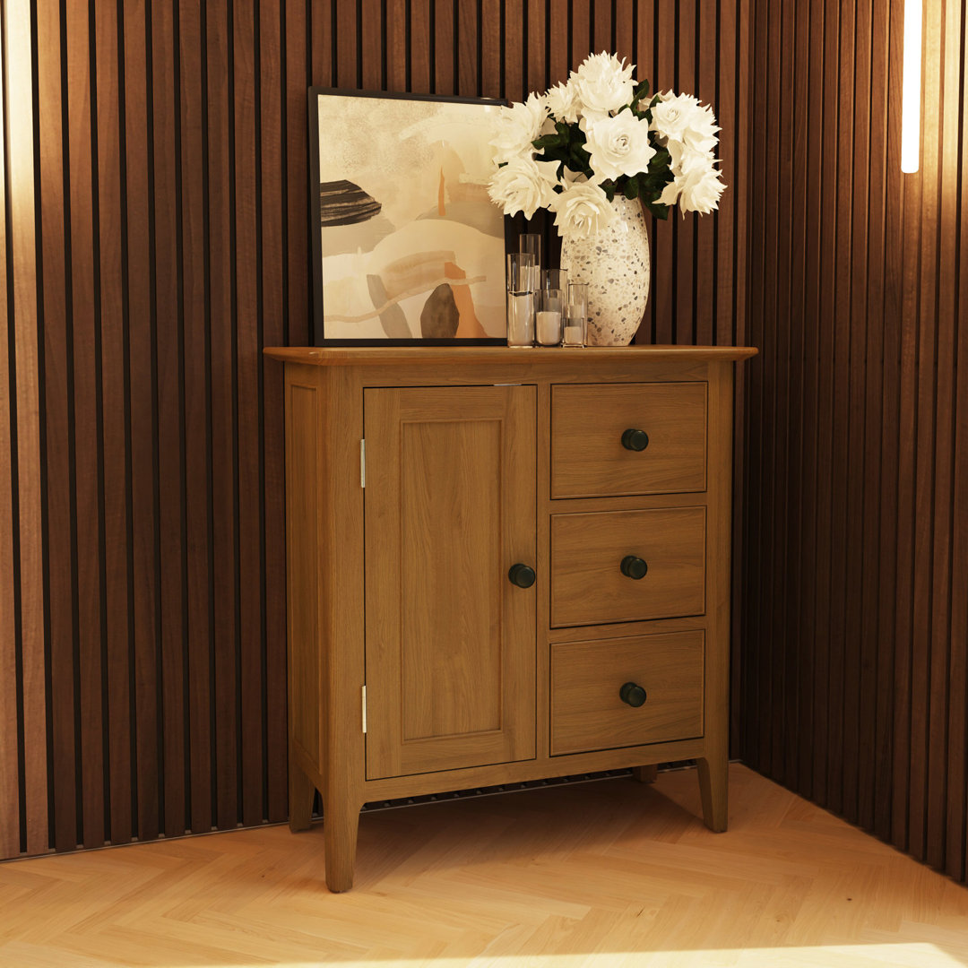 Sideboard Alyria aus Massivholz 70 cm