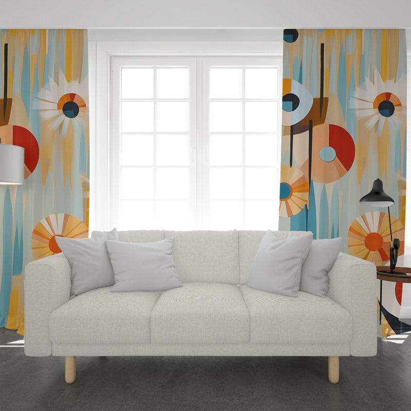 Paire de rideaux obscurcissant en polyester Folkeste, L 40 po x H 61 po