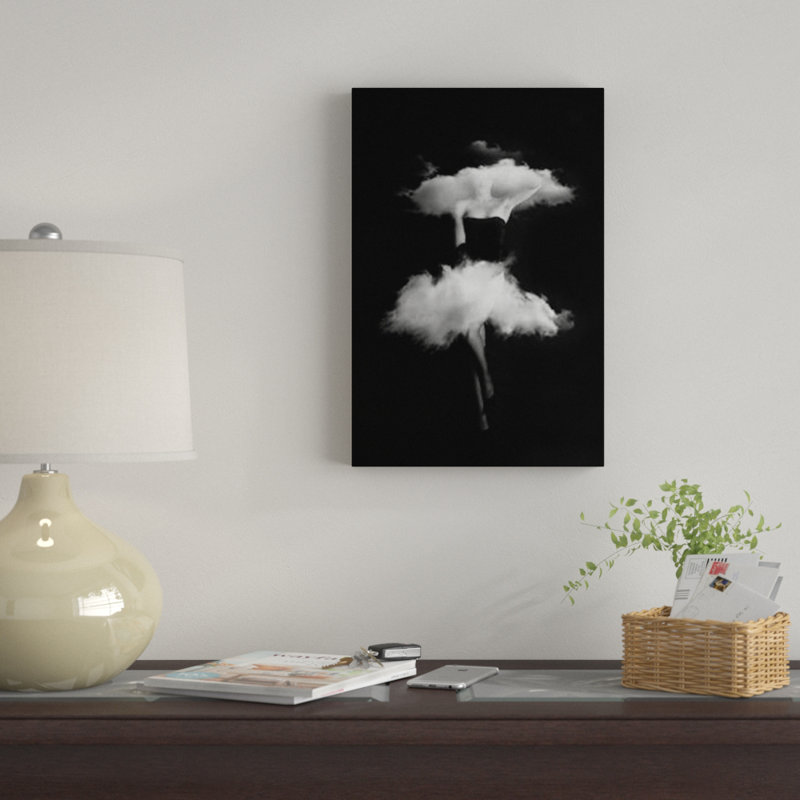 «Clouds», impression sur toile, H 26 po x l 18 po x P 1,5 po, Toile tendue, Pas de tapis