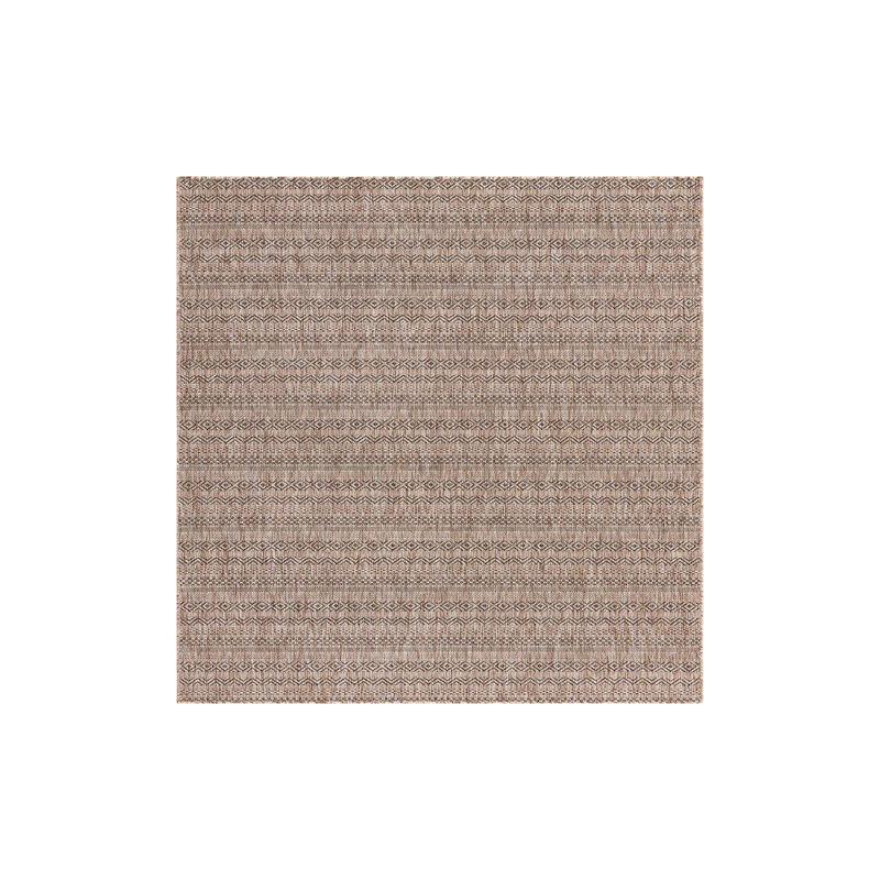 Hewitt Striped Indoor / Outdoor Rug, Rectangle 5'3" x 8'