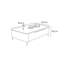 Table rectangulaire légère et luxueuse-107770882