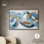 «Azure Flow I Print», art mural bleu par -1039449294-1039196634