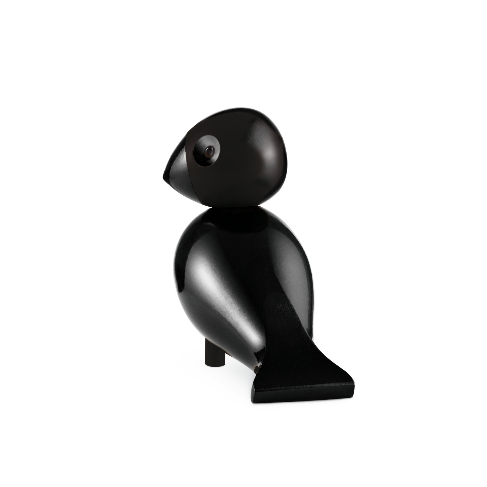 Kay Bojesen Songbird, Black, 8.1" H x 8.3" W x 4.1" D, 1