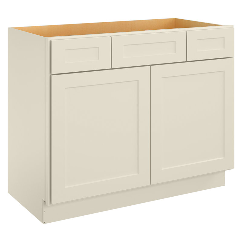 Armoire de base pour évier Homeibro, portes à fermeture douce, pour la salle de lavage, la salle de douche, la buanderie