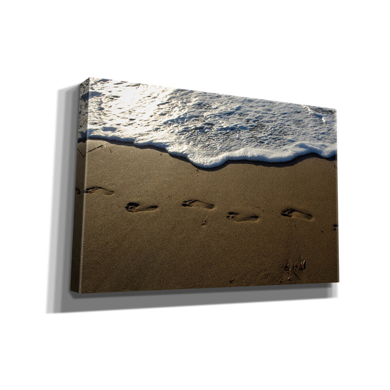 «Footprints» par Lynda White, art mural sur toile, H 12 po x l 18 po x P 0,75 po