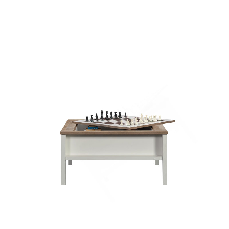 Table de jeu / jeu, finition blanche