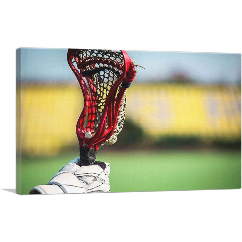 Lacrosse Stick Sport - reproduction de photo sur toile tendue, H 12 po x l 18 po x P 0,75 po