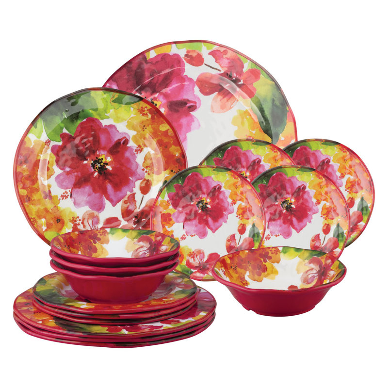 Achintya Piece Melamine Dinnerware Set - Service for 4