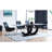 2 Black Dining Room Chairs With Swivel Function - Solid Back, Rectangular, Casual Seating Option ( Of 2) Mechanism, Rectangular Shape, Style