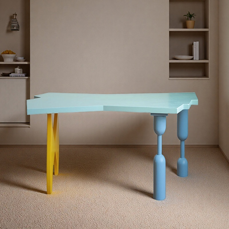 Bureau en bois de frêne coloré Creative Design, H 29,52 po x l 55,11 po x P 31,49 po