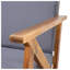 Ensemble de conversation d'extérieur 4 pièces en bois d'acacia avec coussins résistants à l'eau - Ensemble de conversation pour patio et jardin résistant aux intempéries