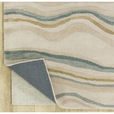 Wool/Tencel Hand Tufted Area Rug
