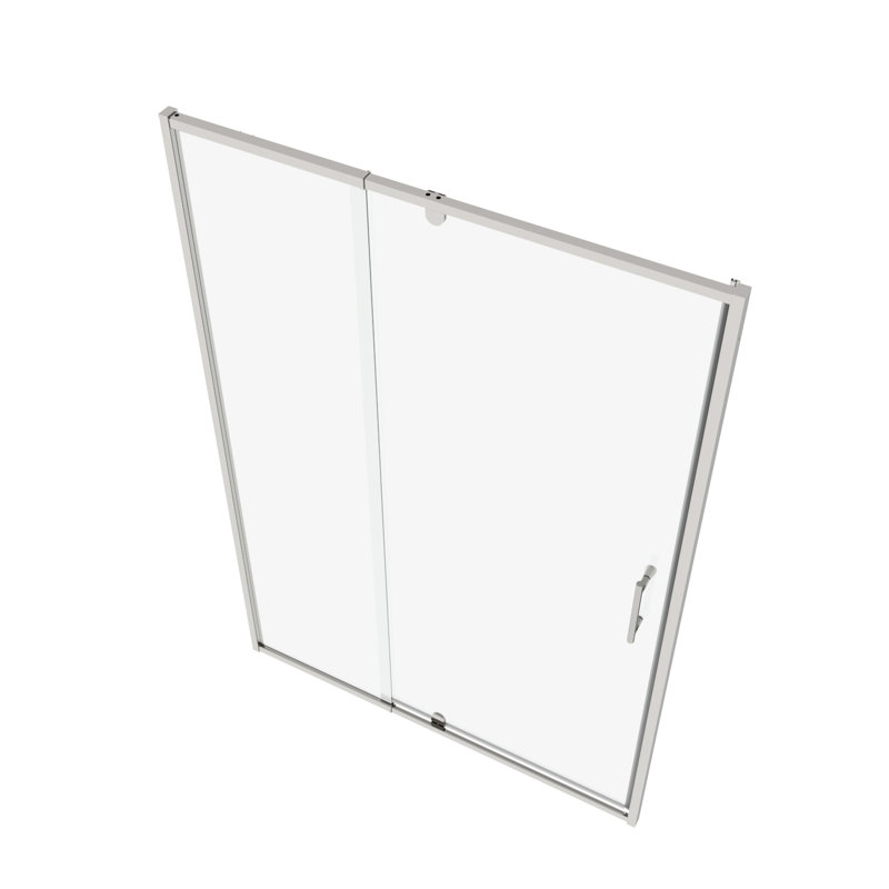 Pivot Swing Shower, 44 - 48" Width X 71" Height, , Effortless Setup, Magnetic Shutoff, Leakage Glass Enclosure For 1/4" Tempered Glass, Simple Install, Magnet Closure