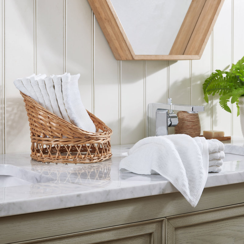 Northern Pacific Washcloth Set, White