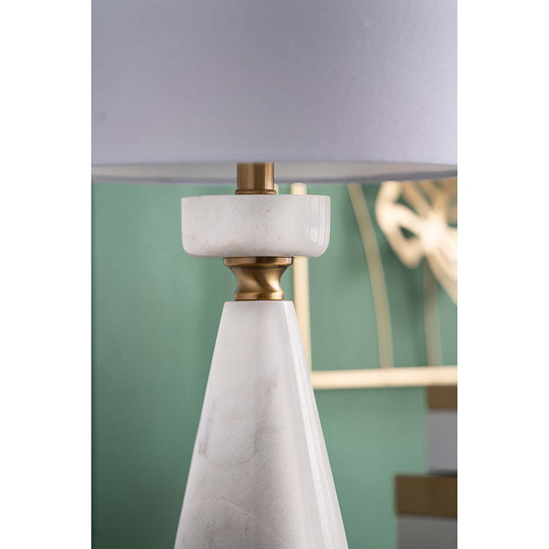 Lampe de table blanche 23 po