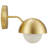 Eclipse Globe Wall Sconce In Brass-101991375