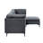 Sectional Sofa with Metal Legs