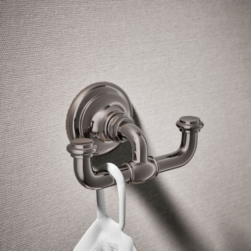 Artifacts® Double Wall Mounted Robe Hook, Oil Rubbed Bronze