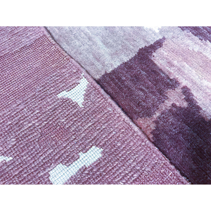 Tapis rouille de haute qualité noué à la main