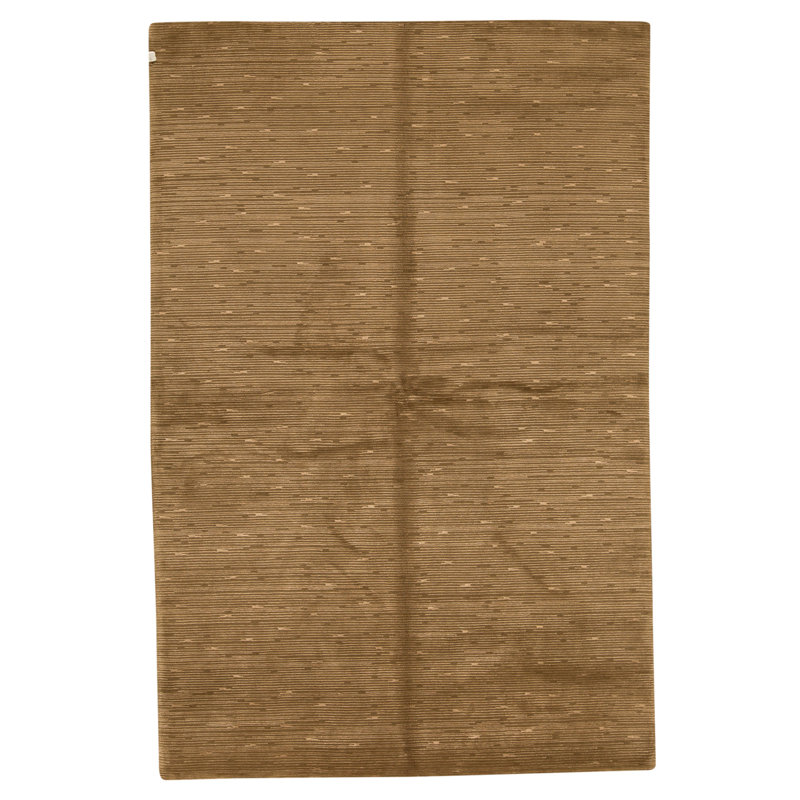 High-Quality Hand-Knotted Olive Area Rug