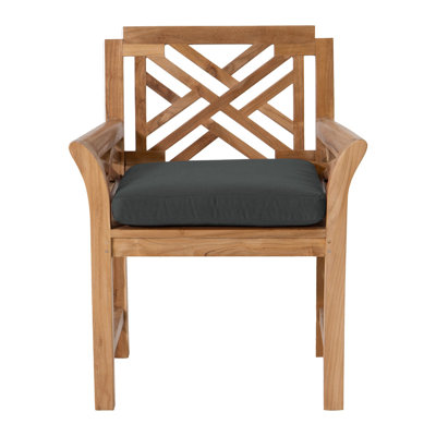 Monterey Outdoor 11 - Piece Teak Dining Set with Cushions