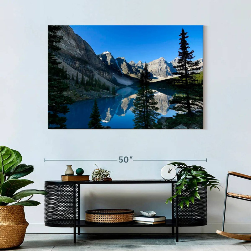 Alvord Peaceful Moraine Lake, H 32 po x l 48 po