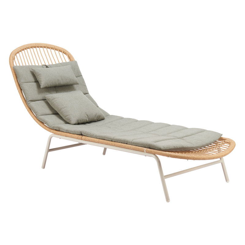 Chaise longue Skim multicolore