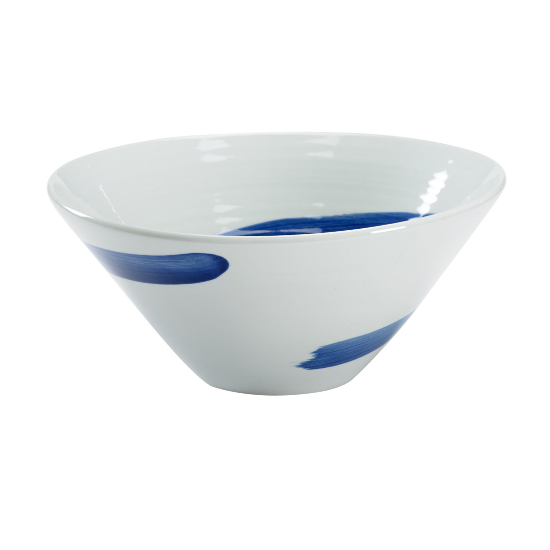 Essex Porcelain Decorative Bowl in White/Blue Chelsea House 