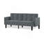 Velvet Futon Couch Convertible-331286697