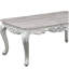 Élégante table basse en bois argenté - Rehausse l'ambiance de votre salon