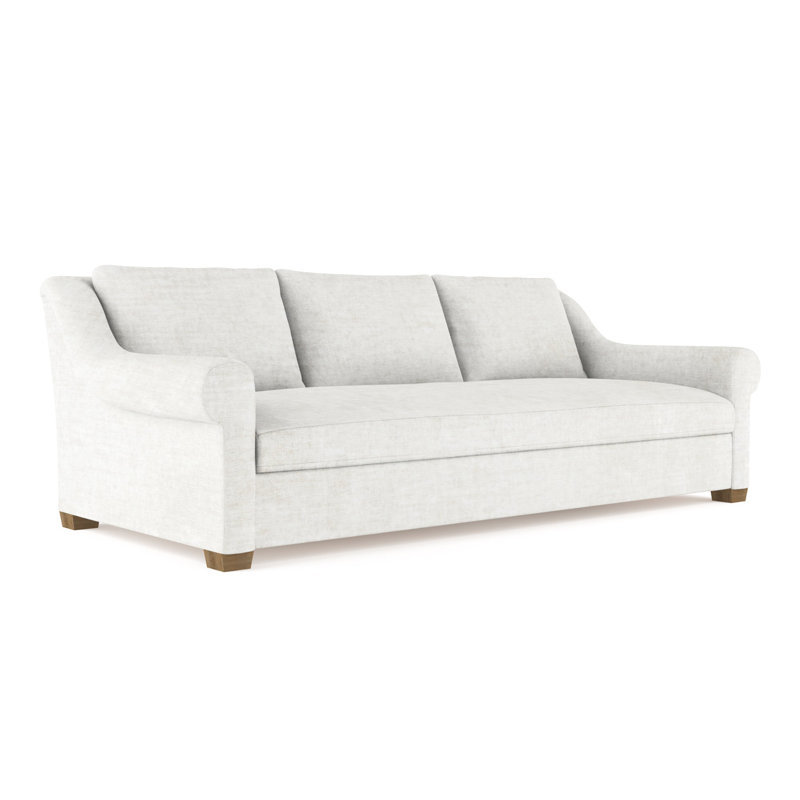 Canapé Thompson, H 32 po x l 108 po x P 46 po, Velours écrasé albâtre, Patiné