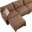 Grand canapé modulaire de 150,4 po Amold, canapé modulaire en forme de U, canapé de coin modulaire à 8 places avec repose-pieds avec rangement et USB-762075157-764887267