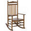 Chaise berçante à haut dossier Traditional