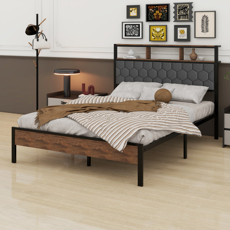 Table de chevet avec lit doux, Double 
