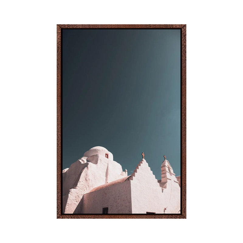 Greece XXXI 1 Piece Wall Art on Canvas, 152.5 cm H x 101.5 cm W, Classic Wood Framed
