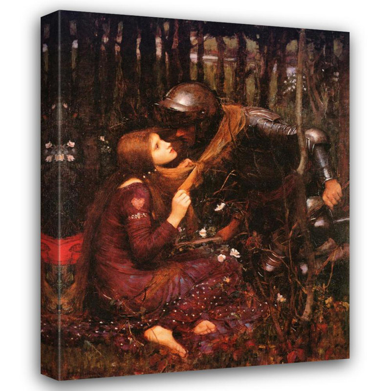 La Belle Dame Sans Merci, H 24 po x l 19 po