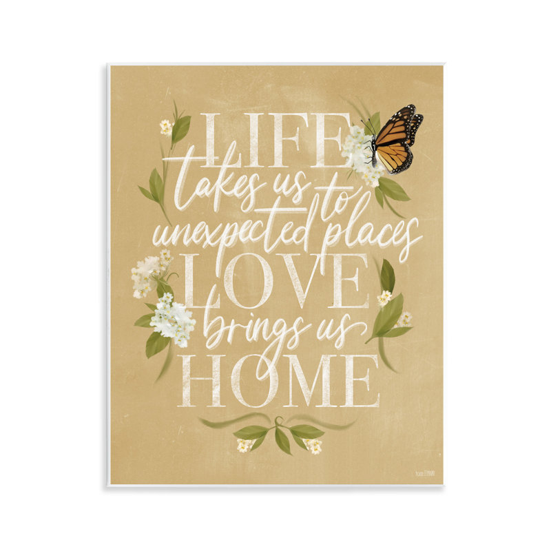 «Love Brings Us Home», art mural sur bois par House Fenway