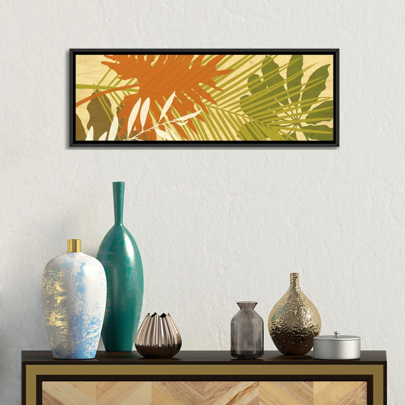 «Fresh I», impression sur toile, H 12 po x l 36 po x P 1,5 po, Toile avec cadre noir